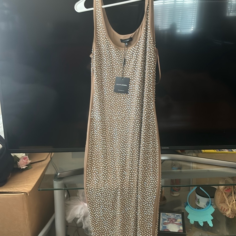 JLUXLABEL crystal dress